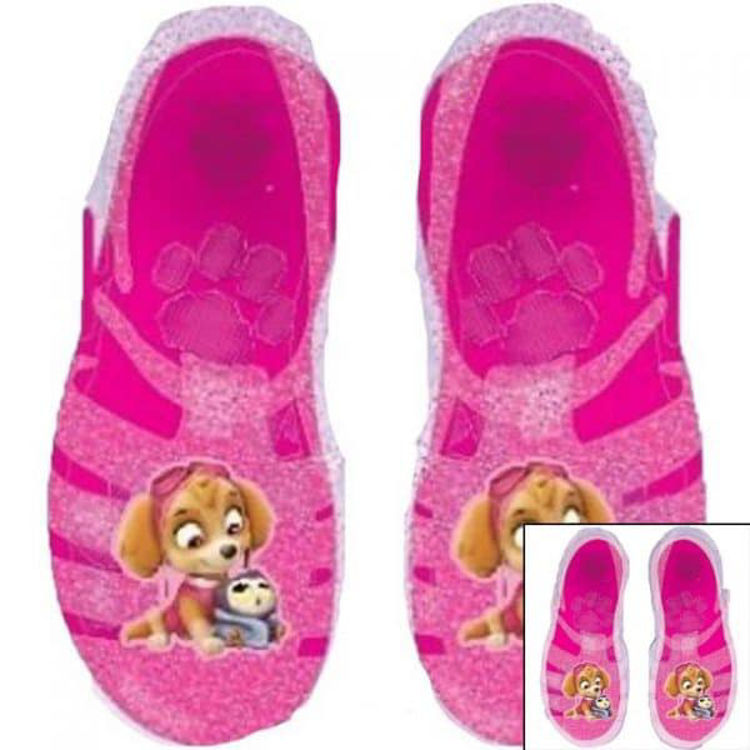 Picture of 870437  PAW PATROL GIRLS  SOFT JELLY / PLASTIC SHOES